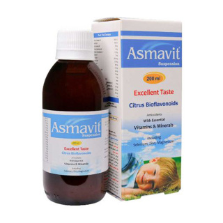 شربت مولتی ویتامین Asmavit ویتابیوتیکس حجم 200 میلی لیتر - 01