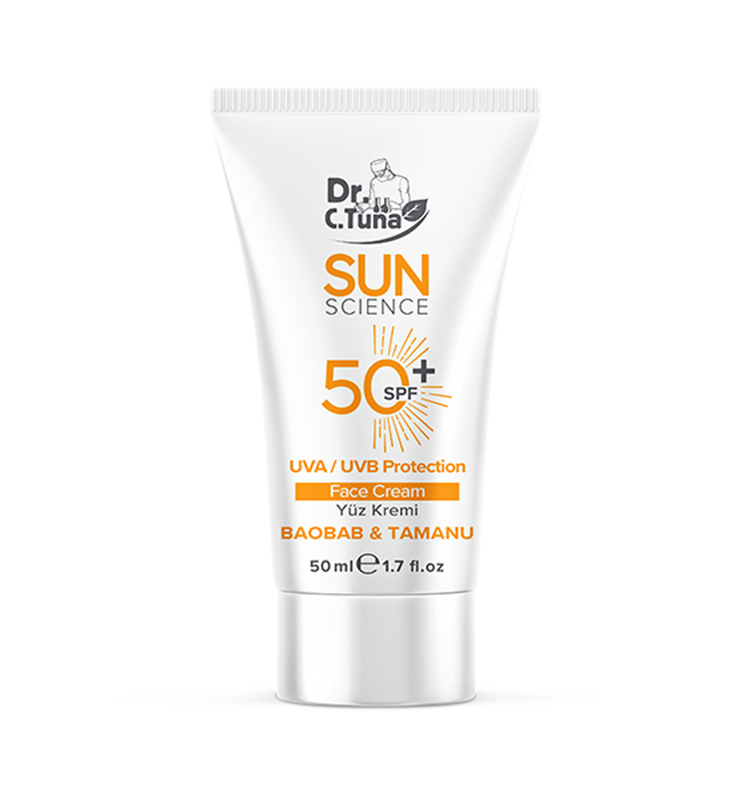 کرم ضد آفتاب فارماسی مدل Dr C Tuna با SPF50 مناسب انواع پوست حجم 50 میلی لیتر نمای ۲