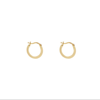 گوشواره طلا 18عیار مدل حلقه ساده