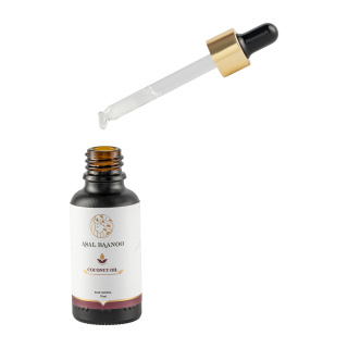 روغن مو نارگیل حجم 30 میلی لیتر عسل بانو - 02