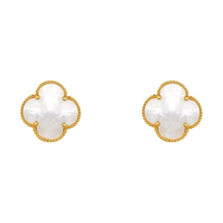 گوشواره طلا 18عیار مدل ون کلیف1 میوگلد