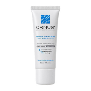 کرم مرطوب کننده فوق العاده قوی مدل Hydra Tech Moisturizer مناسب پوست نرمال تا خشک و حساس حجم 50 میلی لیتر اورموس