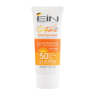 کرم ضد آفتاب بژ طبیعی با SPF50 مناسب انواع پوست حجم 40 میلی لیتر