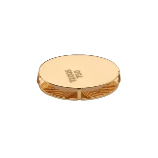 آویز گردنبند طلا 18 عیار زنانه طرح بیضی کد MM2244 مهر گالری - 01
