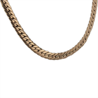 گردنبند کارتیه حصیری طلا 18 عیار زنانه مدل ZMM1014 - 02