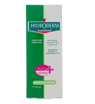 کرم ژل آبرسان و ضدعفونی کننده هیدرودرم مناسب دست و صورت حجم 50 میلی لیتر - 02