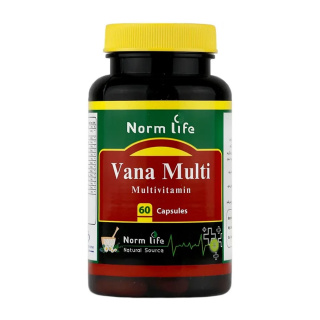 کپسول مولتی ویتامین نورم لایف مدل Vana Multi بسته 60 عددی وزن 70 گرم