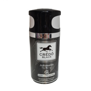 اسپری خوشبو کننده بدن مردانه مدل credo black حجم 250 میل جانوین
