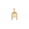 آویز گردنبند طلا 18 عیار دخترانه طرح دختر مدل MM1981 مهر گالری