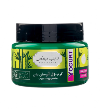 ماست بدن (کرم ژل آبرسان بدن) بامبو و درخت چای مناسب پوست چرب دیپ سنس - 01