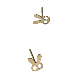 گوشواره طلا 18 عیار ربیت ایلونا گالری