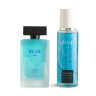 ادو تویلت مردانه مدل Blue به همراه بادی اسپلش مردانه مدل Blue النترا
