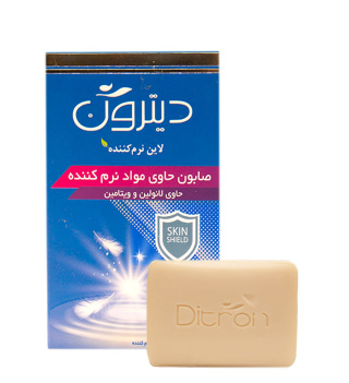 صابون حاوی 25 درصد کرم نرم کننده و ویتامین E وزن 110 گرم دیترون