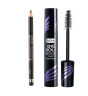 پک مداد ابرو حرفه ای مدل 001 Dark Brown ریمل لاندن و ریمل حجم دهنده Big Bold