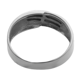 حلقه طلا 18 عیار زنانه مدل SR0510 مهر گالری - 02