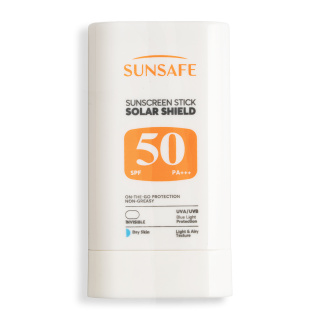 سان سیف Solar Shield با Spf 50 مناسب پوست های خشک وزن 20 گرم