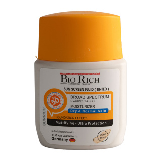 ضد آفتاب رنگی بایوریچ مدل Sunrich با SPF50 مناسب پوست نرمال و خشک حجم 50 میلی لیتر - 04