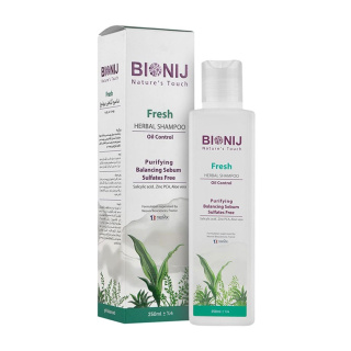 شامپو گیاهی مدل Fresh مخصوص موی چرب حجم 250 میلی لیتر بیونیج - 02