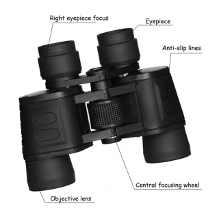 دوربین دوچشمی آی بر مدل Binoculars 8x40 ارسال با رنگ مشکی - 04