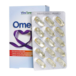 کپسول نرم ژلاتینی مدل Omega Plus بسته 30 عددی ویواتیون