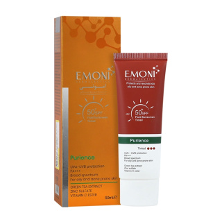 فلوئید ضد آفتاب رنگی با SPF50 مناسب پوست چرب و داراى آکنه حجم 50 میلی لیتر ایمونی - 01
