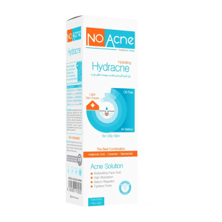ژل کرم آبرسان صورت مدل Hydracne مناسب پوست چرب و مستعد آکنه حجم 40 میلی لیتر نو آکنه - 02