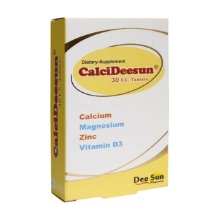 قرص دی سان فارما مدل Calci Deesun بسته 60 عددی