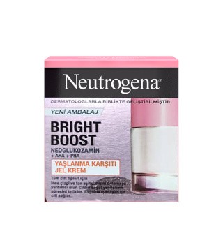 ژل کرم آبرسان، ضد چروک و درخشان کننده مدل Bright Boost حجم 50 میل نوتروژینا - 05