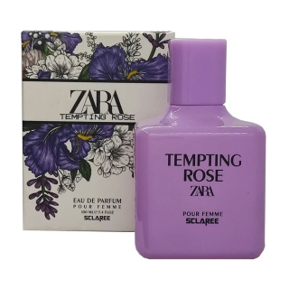 ادوپرفیوم زنانه مدل Tempting Rose Zara حجم 100 میلی لیتر اسکلاره