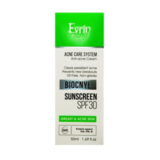 کرم ضد آفتاب بی رنگ با SPF30 مناسب پوست چرب حجم 50 میلی لیتر اورین - 01