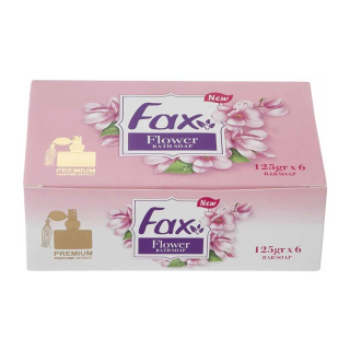 صابون حمام فاکس با رایحه گل بسته 6 عددی - 01