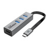 هاب USB C مدل MEDIAHUB C3 با 4 درگاه خروجی پرومیت