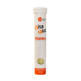 قرص جوشان Vitamin C 1000 ویتافیز با طعم لیمو بسته 20 عددی