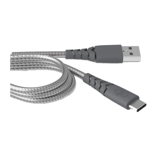 کابل شارژ تقویت شده فورس مدل USB A به USB C طول 1.2 متر