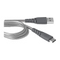 کابل شارژ تقویت شده مدل USB A به USB C طول 1.2 متر
