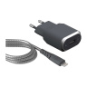 شارژر دیواری مدل شارژ سریع با کابل USB A به لایتنینگ فورس