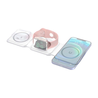 شارژر بیسیم 3 در 1 فورس با فناوری MagSafe - 01
