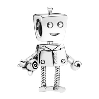 چارم آویز نقره مدل راب ربات کوچک پاندورا