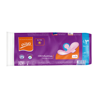 نوار بهداشتی بالدار ویژه روز مشبک 10 عددی کد 7609 تافته - 01
