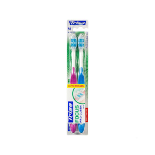 مسواک مدل Focus Pro Clean با برس نرم بسته 2 عددی تریزا