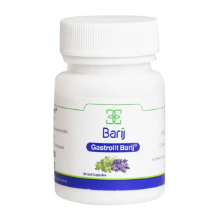 کپسول نرم گاسترولیت بسته 30 عددی باریج اسانس