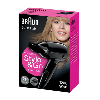 سشوار مسافرتی براون سری 1 Satin Hair مدل BRHD130E - 02