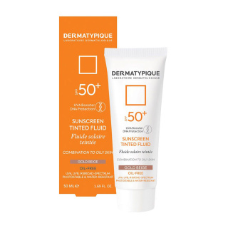 ضد آفتاب رنگی درماتیپیک مدل Tinted Fluid با Spf +50 مناسب پوست چرب حجم 50 میلی لیتر - 02