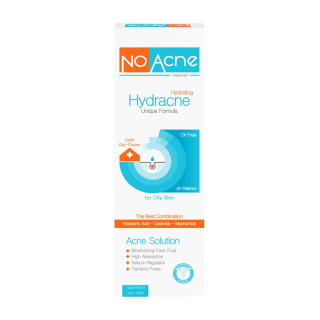 ژل کرم آبرسان صورت مدل Hydracne مناسب پوست چرب و مستعد آکنه حجم 40 میلی لیتر نو آکنه - 03