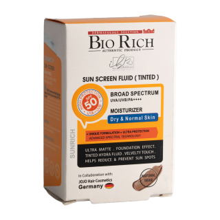 ضد آفتاب رنگی بایوریچ مدل Sunrich با SPF50 مناسب پوست نرمال و خشک حجم 50 میلی لیتر - 02