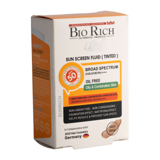 ضد آفتاب رنگی بایوریچ مدل Sunrich با SPF50 مناسب پوست چرب و مختلط حجم 50 میلی لیتر - 06