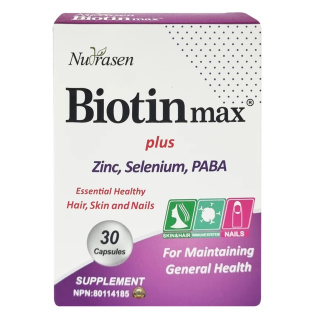 کپسول بیوتین نوتراسن فارما مدل Max Plus بسته 30 عددی
