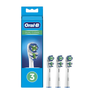 سری یدک مسواک برقی اورال بی مدل Dual Clean بسته 3 عددی - 01
