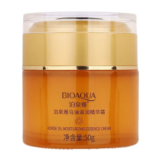 کرم مرطوب کننده صورت مدل Horse Oil مناسب برای انواع پوست وزن 50 گرم بیوآکوا - 02