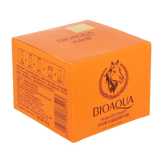 کرم مرطوب کننده صورت مدل Horse Oil مناسب برای انواع پوست وزن 50 گرم بیوآکوا - 03